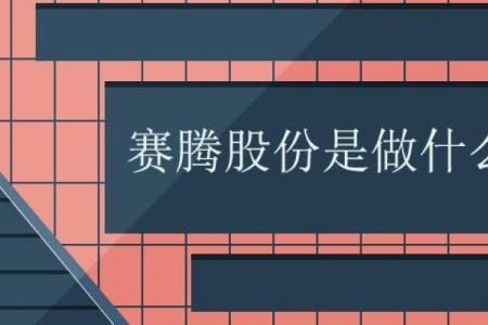 赛腾股份是做什么的