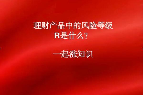 风险等级3r是什么意思