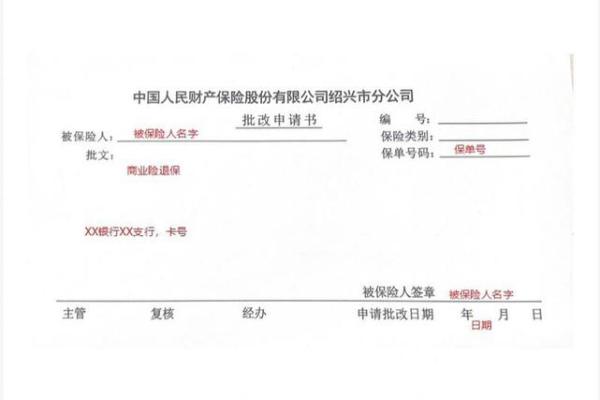 车险退保需要什么手续