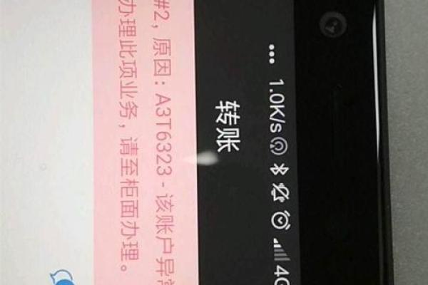 a3t6323该账户异常应该怎么处理