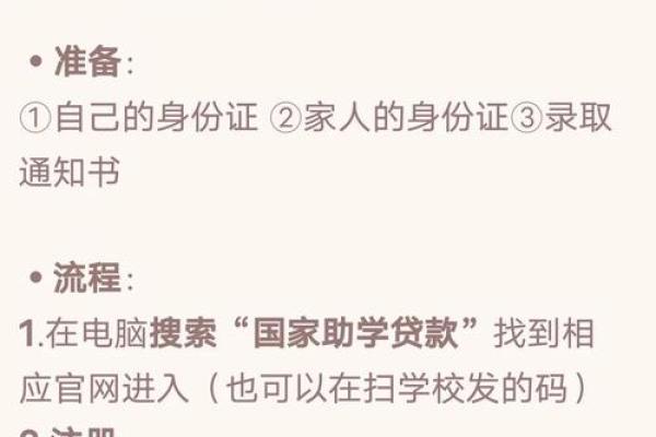 大学生贷款需要什么手续和条件
