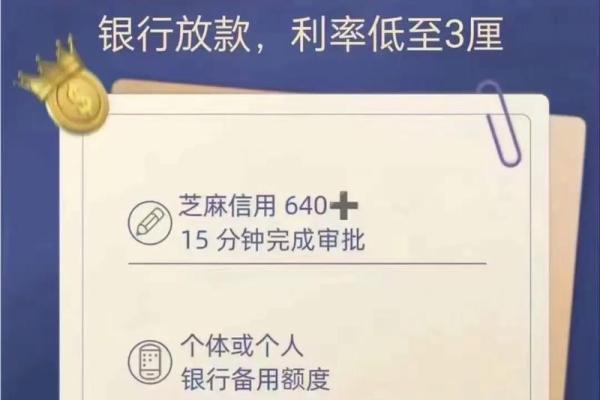 怎么用芝麻信用分贷款