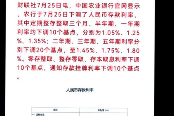 5年期定期存款利率多少
