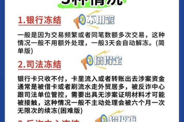 不收不付冻结怎么解决