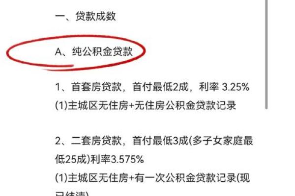贷款买房条件