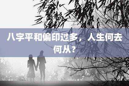 八字平和偏印过多，人生何去何从？