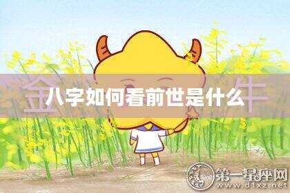 八字如何看前世是什么