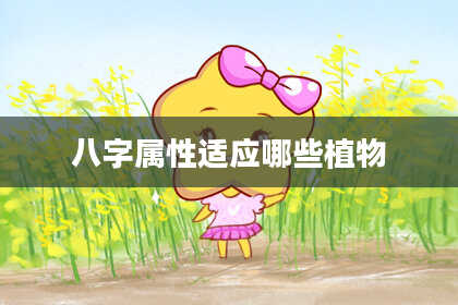 八字属性适应哪些植物
