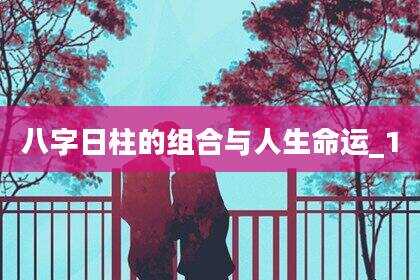 八字日柱的组合与人生命运_1