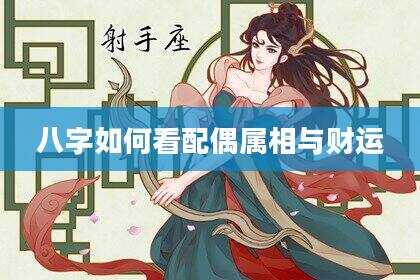 八字如何看配偶属相与财运