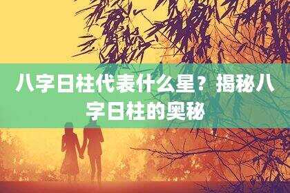 八字日柱代表什么星？揭秘八字日柱的奥秘