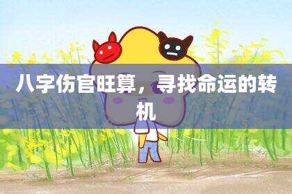 八字伤官旺算，寻找命运的转机
