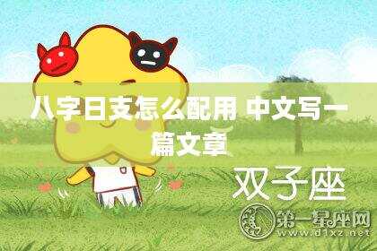 八字日支怎么配用 中文写一篇文章