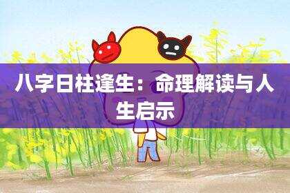 八字日柱逢生：命理解读与人生启示