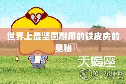 世界上最坚固耐用的铁皮房的奥秘