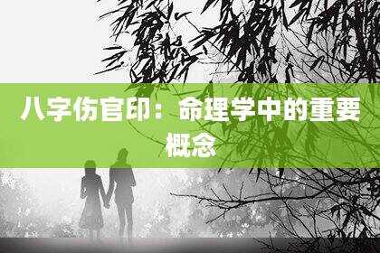 八字伤官印：命理学中的重要概念