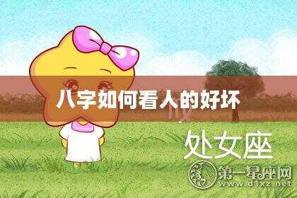 八字如何看人的好坏