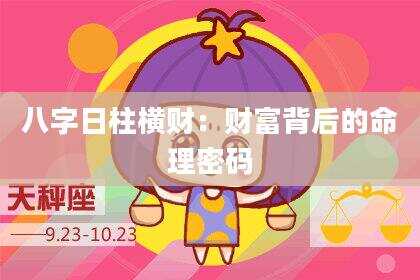 八字日柱横财：财富背后的命理密码