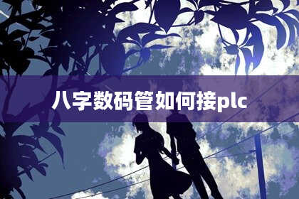 八字数码管如何接plc