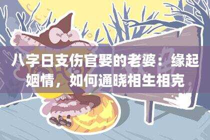 八字日支伤官娶的老婆：缘起姻情，如何通晓相生相克