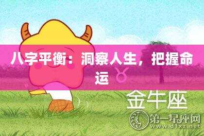 八字平衡：洞察人生，把握命运