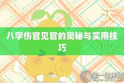 八字伤官见官的奥秘与实用技巧