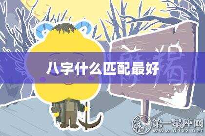 八字什么匹配最好