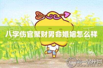 八字伤官聚财男命婚姻怎么样