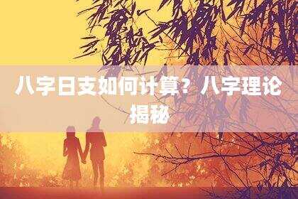 八字日支如何计算？八字理论揭秘