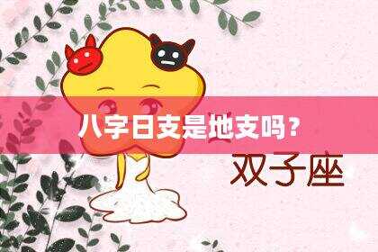 八字日支是地支吗？