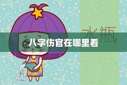 八字伤官在哪里看