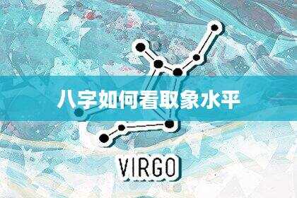 八字如何看取象水平