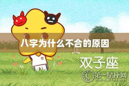 八字为什么不合的原因
