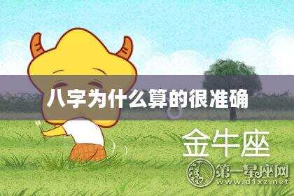 八字为什么算的很准确
