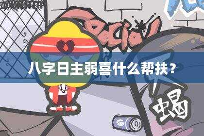 八字日主弱喜什么帮扶？