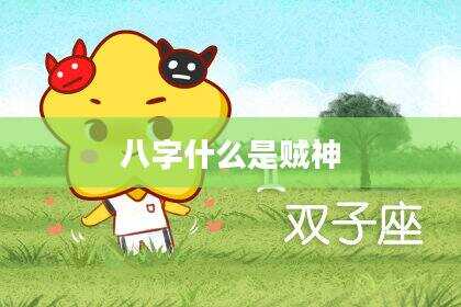 八字什么是贼神