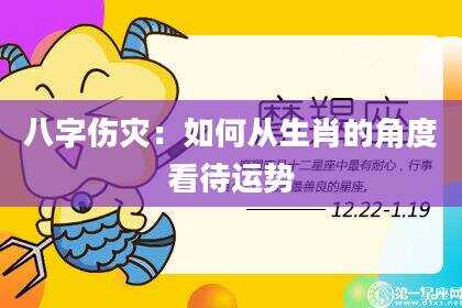八字伤灾：如何从生肖的角度看待运势