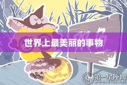 世界上最美丽的事物