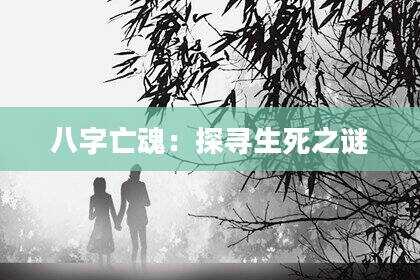 八字亡魂：探寻生死之谜