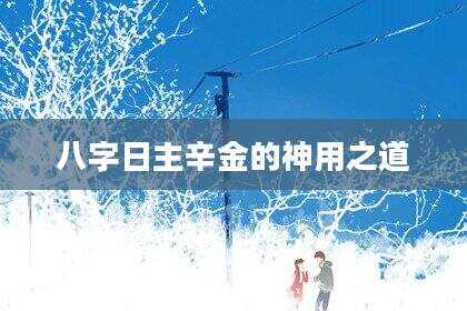 八字日主辛金的神用之道