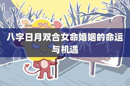 八字日月双合女命婚姻的命运与机遇
