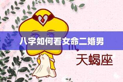 八字如何看女命二婚男