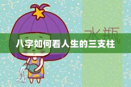 八字如何看人生的三支柱