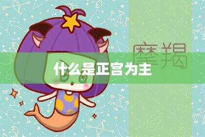 什么是正宫为主