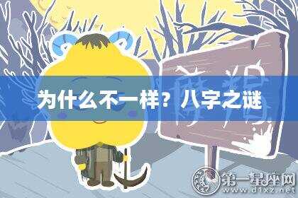 为什么不一样？八字之谜