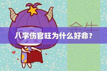 八字伤官旺为什么好命？