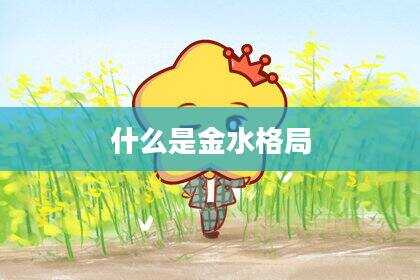 什么是金水格局