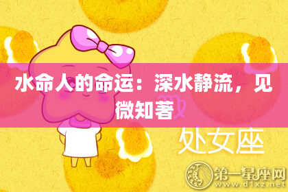 水命人的命运：深水静流，见微知著