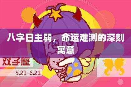 八字日主弱，命运难测的深刻寓意