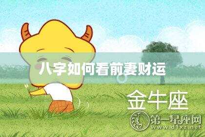 八字如何看前妻财运